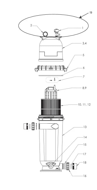 Pentair FNS Plus 48 D.E. Filter