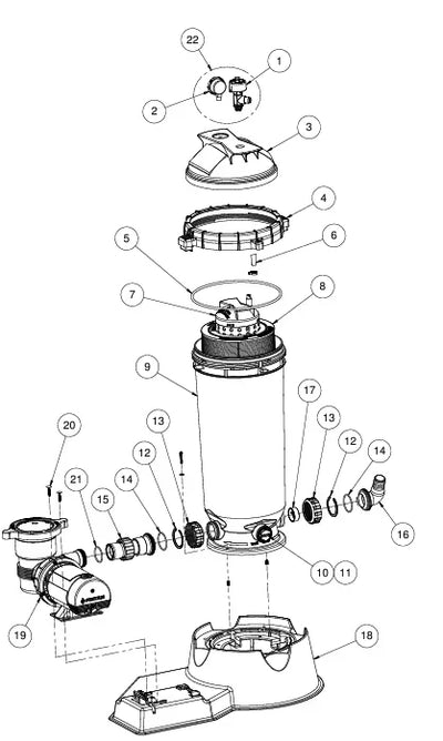 Pentair Clean Clear 150 Cartridge Filter