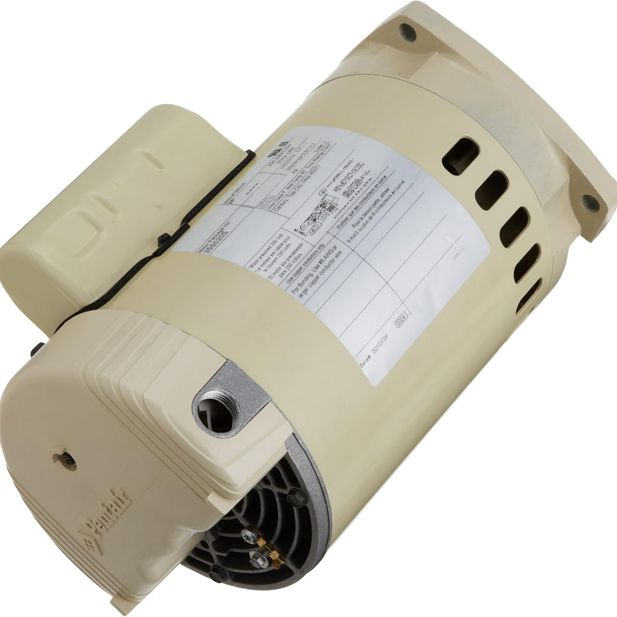 Pentair 355020S 1/2 HP, 1SP, WF2, 23 Replacement Motor â€“ Whisperflo Pump Parts And Accessories