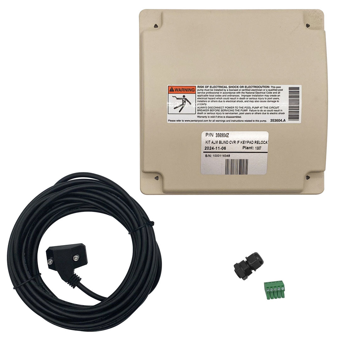 Pentair 356904Z IntelliFlo Keypad Relocation / Wall Mount Kit â€“ Intelliflo 2 Vst After 2018