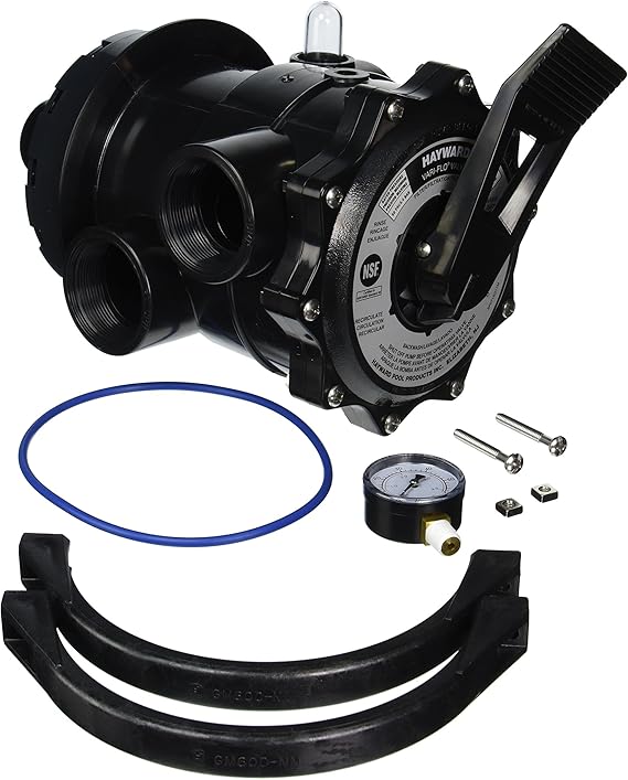 Hayward 2" Multiport Valve with Clamp - Hayward 24 Pro Series Top Mount Sand Filter With 1 5 Valve | SP071620T
