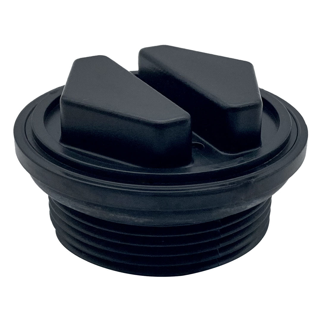Pentair 1.5" MPT Black Drain Cap Plug with O-Ring - Pentair Fns Plus 36 D E Filter| 86202000