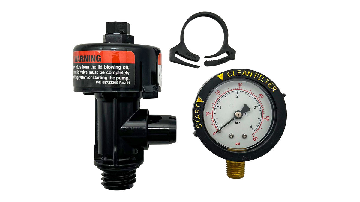 Pentair High Flow Manual Air Relief Valve - Pentair Pro Grad.E. Fns Plus 48 D E Filter | 98209800