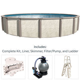 Azor / Cavnas Wall Round Pool Kit 54"