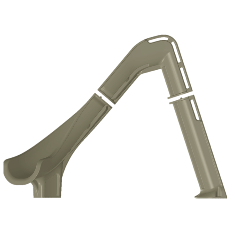 Bad Axe X7 Right Turn Pool Slide