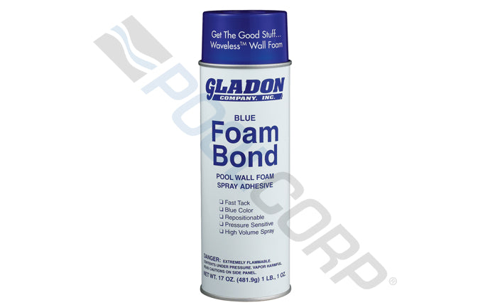 Gladon FB24 24oz Blue Foam Bond Aerosol Adhesive
