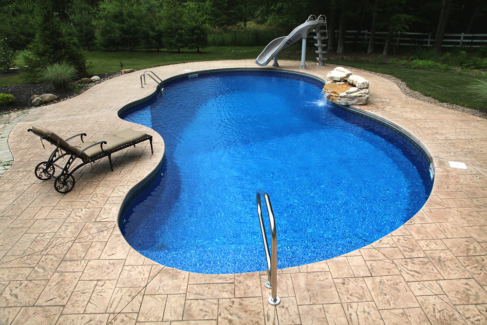 Mountain Pond vinyl liner pool shape