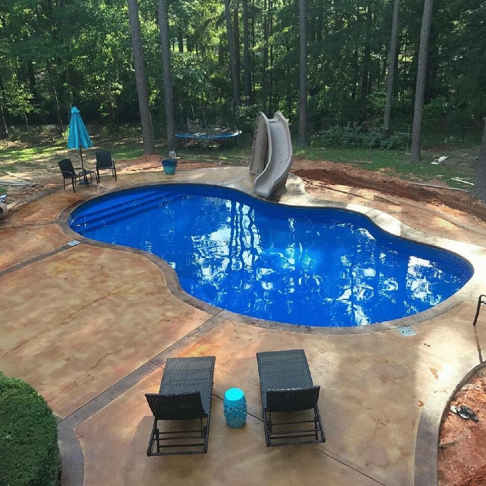 Odyssey vinyl liner pool shape