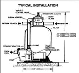 Hayward 30" Pro Series Top Mount Sand Filter with 2" Valve | W3S310T2