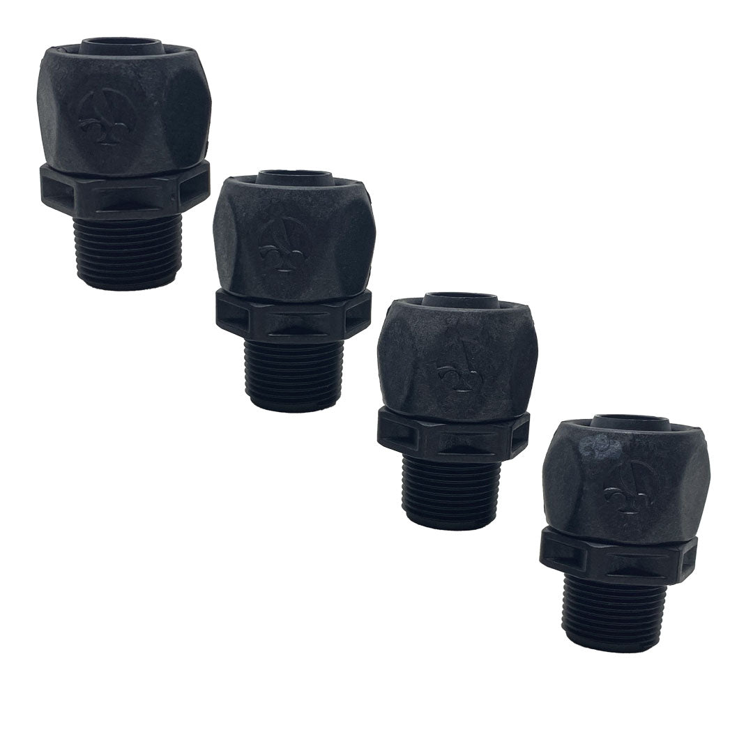 Polaris R0621000 Pool Black Softube Quick Connect Booster Pump Fitting, 4-Pack â€“ Pb4 60