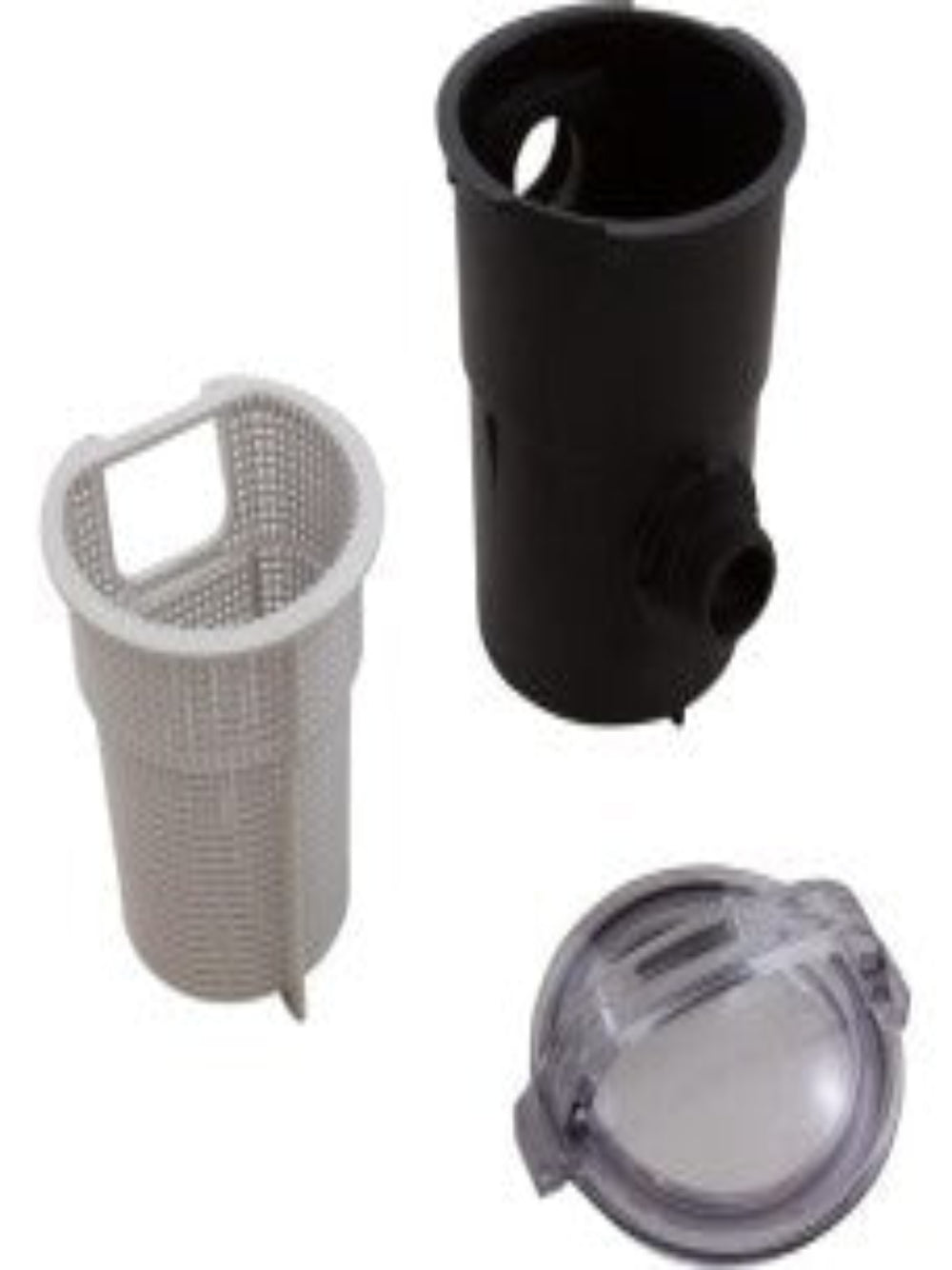Strainer Housing, Basket, Lid, & Lid O-Ring