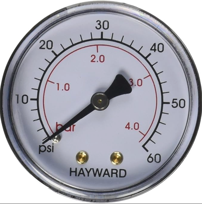 PRESSURE GAUGE (BOXED) - Hayward 25 Sq Ft Star Clear Cartridge Filter | ECX27091
