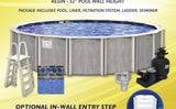 Willow Wood Aboveground Pool Package