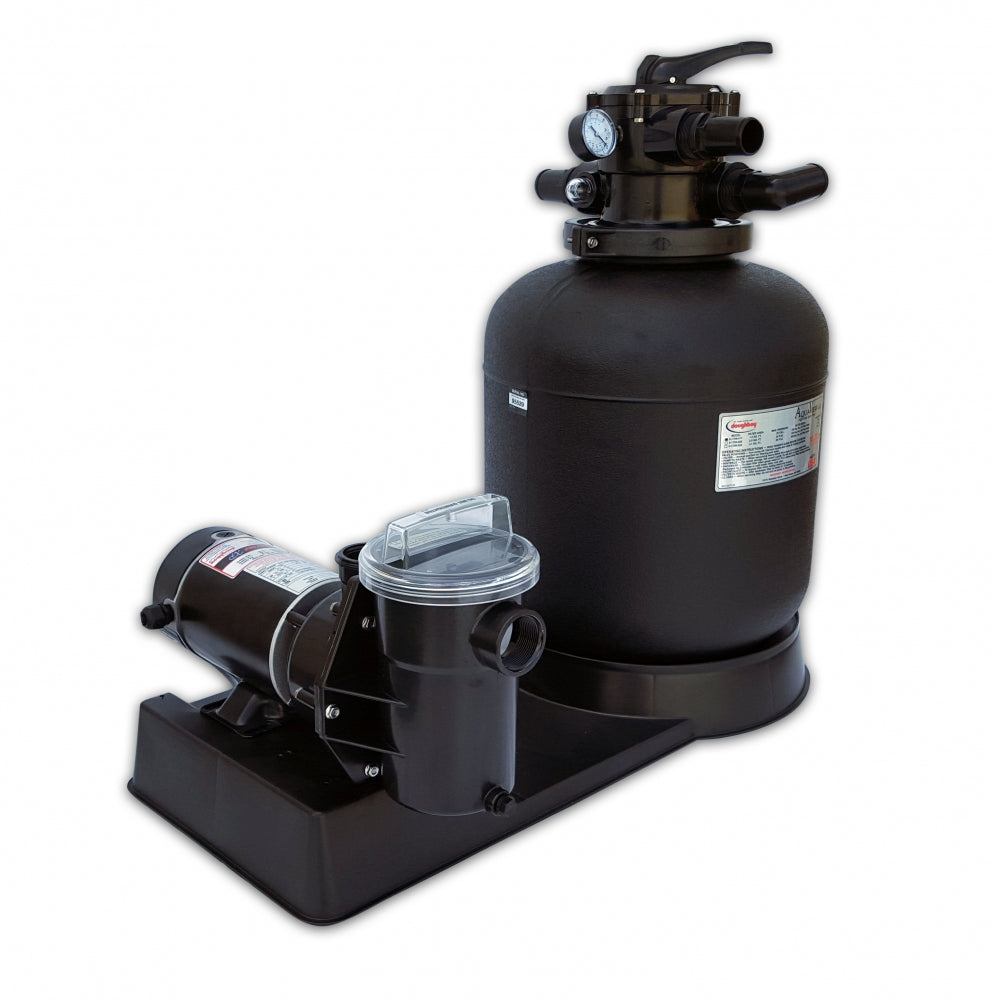 16" HIGH PERFORMANCE FILTER COMBO - WITH 1 HP PUMP