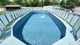 Travertine Hex Uni-Bead Liner 52"