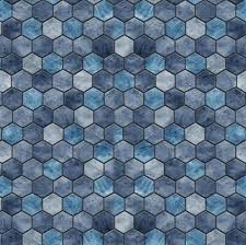 Travertine Hex Uni-Bead Liner 52"