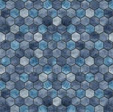Travertine Hex Uni-Bead Liner 52"