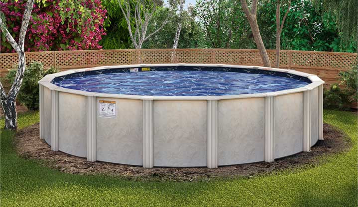 Windsor Falls Aboveground Pool With In-Wall Entry Step